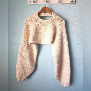 TODAYFUL crop sweater pullover coastal NWOT